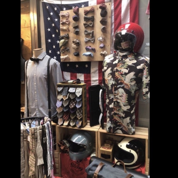 ZB Savoy Tan Striped Checked “Phuket” Bow Tie - Picture 7 of 8